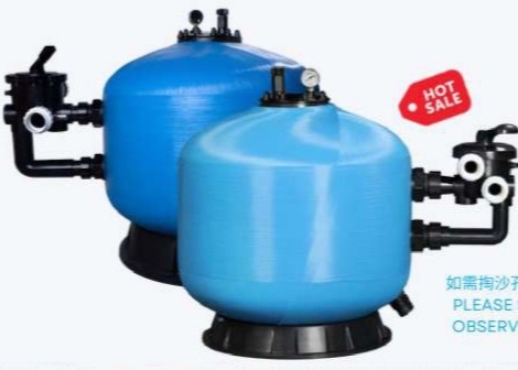 SS400 zwembad glasvezel zijdelingse zandfilter