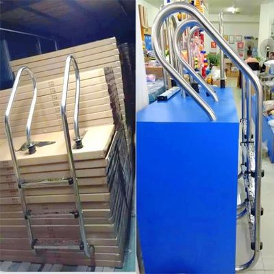 De Stappen van de de Poolladder van SS304 Inground