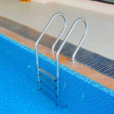 De Stappen van de de Poolladder van SS304 Inground