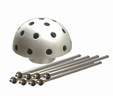 1.5“ 3D Dansende de Fonteinpijpen van het Hemisfeerkristal