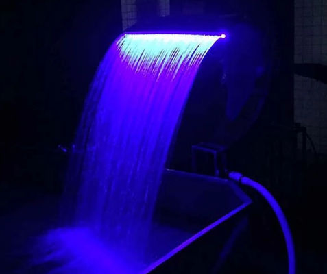 De muur zet 200cm de Straal van de Roestvrij staalwaterval op