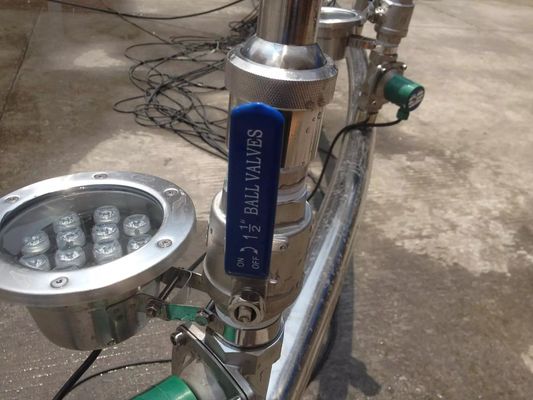 Zwembadroestvrij staal de Kogelklep van het 1 Duimwater
