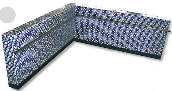 SS304 de Greepspoor van het muur rechtstreeks 1.0mm Zwembad