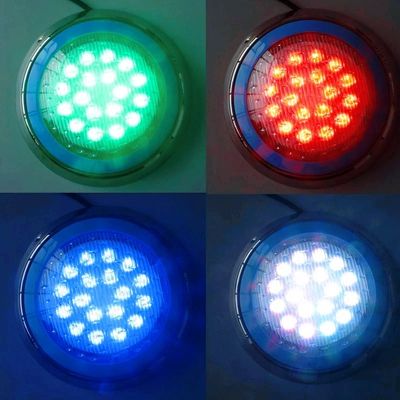Plastic ABS + UV geleide inground de poollichten van IP68 12V 18W