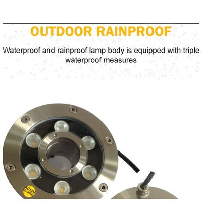 50000 Uren 145mm Onderwater de Fonteinlichten van 12V 9W