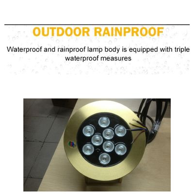 9W geleide Onderwaterpoollichten