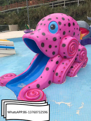 Openlucht van het het Parkmateriaal van het Jonge geitjeswater van de de Glasvezeloctopus het Waterdia