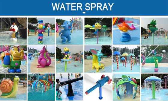 Anti UV van het het Parkmateriaal van het Jonge geitjeswater van de de Glasvezelwalvis het Waterdia