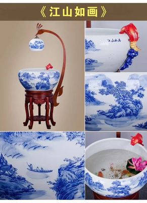 Ceramische 230mm Koi Vissenkom