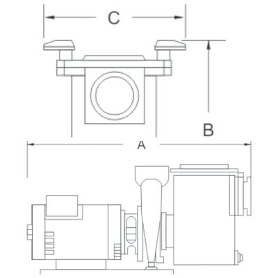 Het Waterpompen van het messings3hp Zwembad