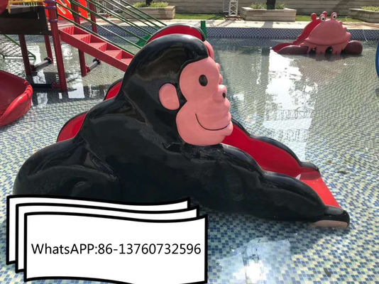 Van de de Glasvezelaap van Zwembadjonge geitjes het Waterdia