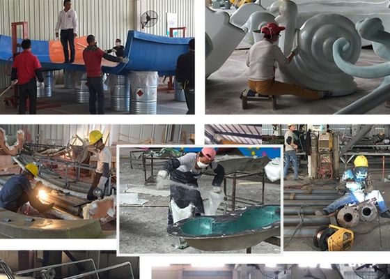 Van de de Glasvezelaap van Zwembadjonge geitjes het Waterdia