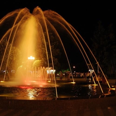 3m3/h de Regelbare Klep van Jet Dancing Fountain Nozzles With van de messingsschroeiplek