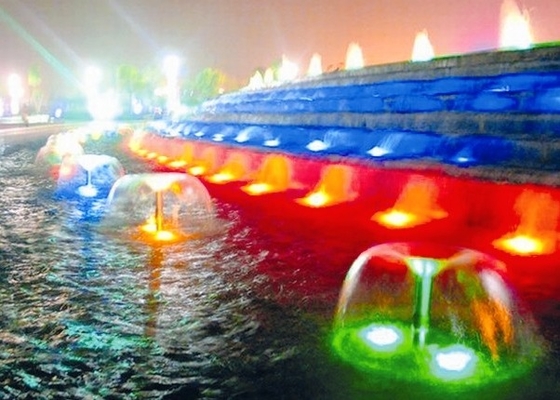 22gpm dansende van de het Waterpaddestoel van Fonteinpijpen DN25 de Fonteinstraal