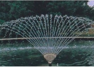 Van de het Verhaal Dansende Fontein van messingschromplate Phoenix Pijpen 4m Waternevel hoog