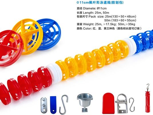 De plastic Lijnen van de het Zwembadsteeg van 36Kg 50m