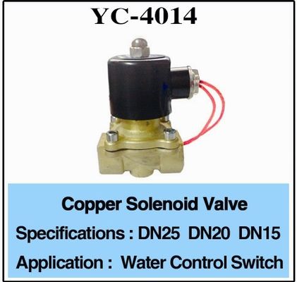 Commerciële 3/4 Duim de Klep van de het Watersolenoïde van het 1 Duimmessing